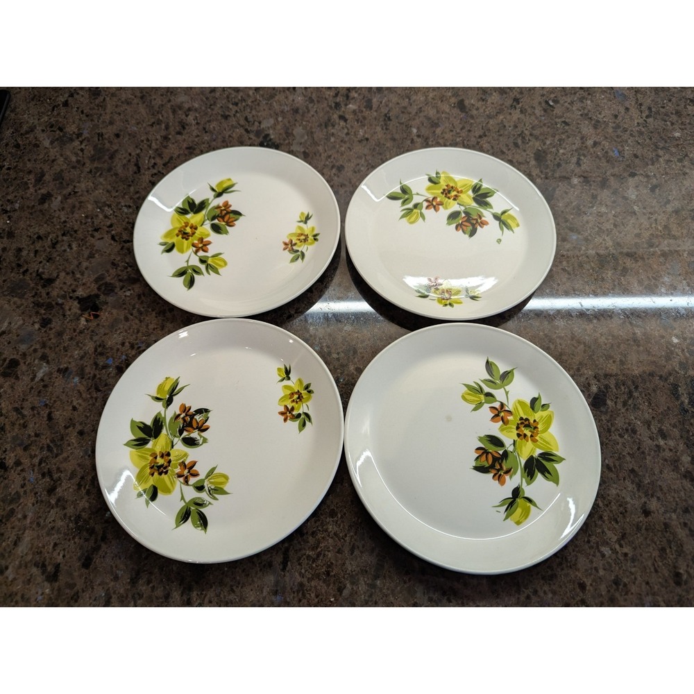 Johnson Brothers Snowhite Ironstone - Everglades - Four Bread And Butter Plates
